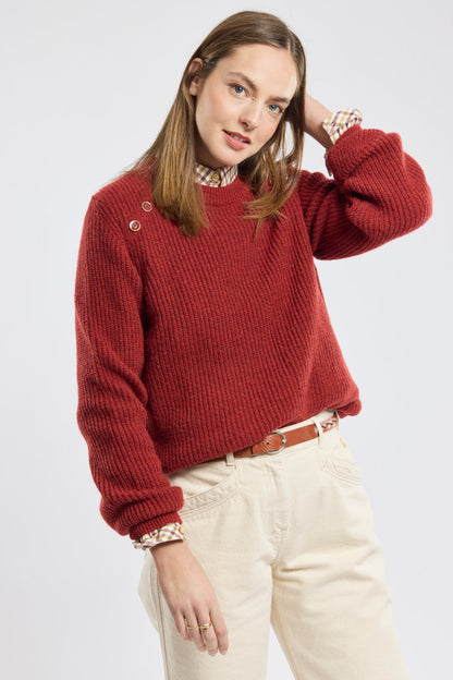 Sweater Femme | Chaleur Douce Et Élégance | Détails À L’Épaule