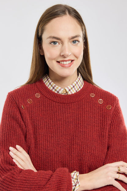 Sweater Femme | Chaleur Douce Et Élégance | Détails À L’Épaule