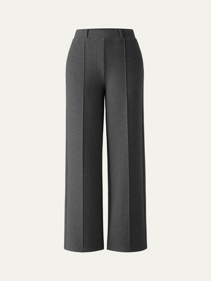 Pantalon Femme | Large Et Taille Haute | Confortable Et Élégant | Idéal Pour Le Bureau Ou Un Look Décontracté