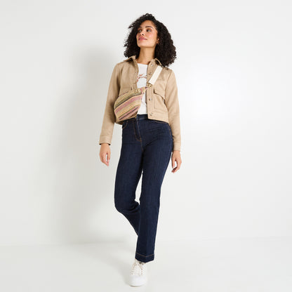 Veste Femme | Courte Et Ajustée | En Suédine Douce Et Extensible