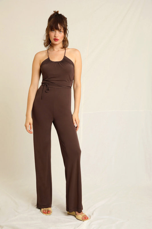 Combinaison Femme | Dos-Nu et Fluide | Idéale pour les Soirées d’Été Élégantes