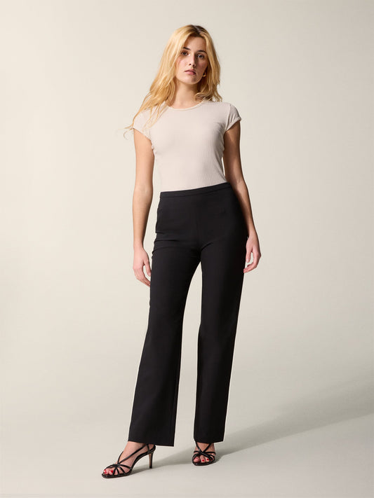 Pantalon Stretch Taille Haute
