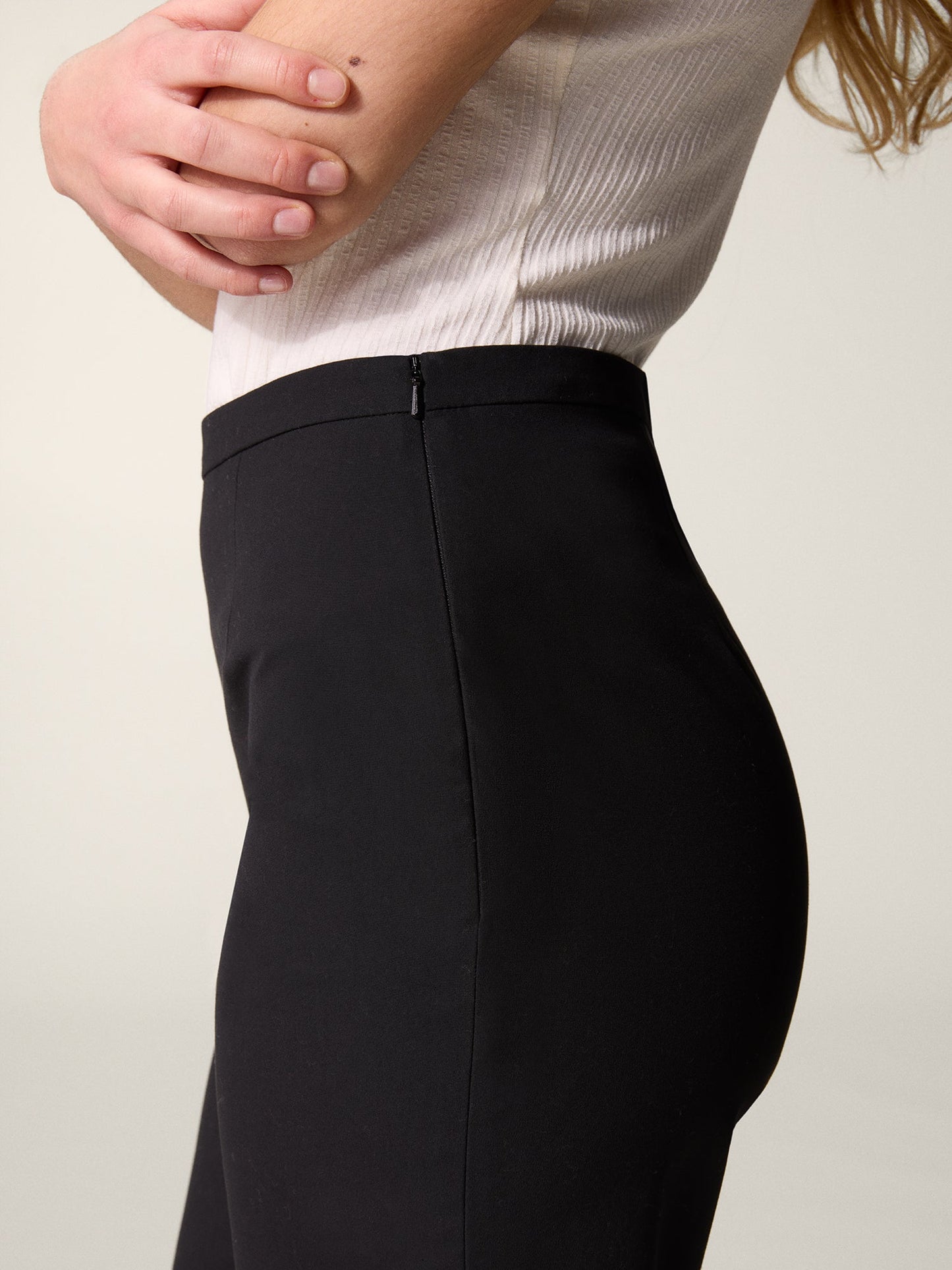 Pantalon Stretch Taille Haute