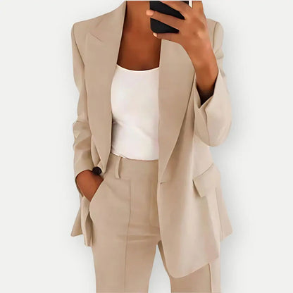 Tailleur Femme | Ensemble Blazer Et Pantalon | Parfait Pour Le Bureau Ou Les Occasions Formelles