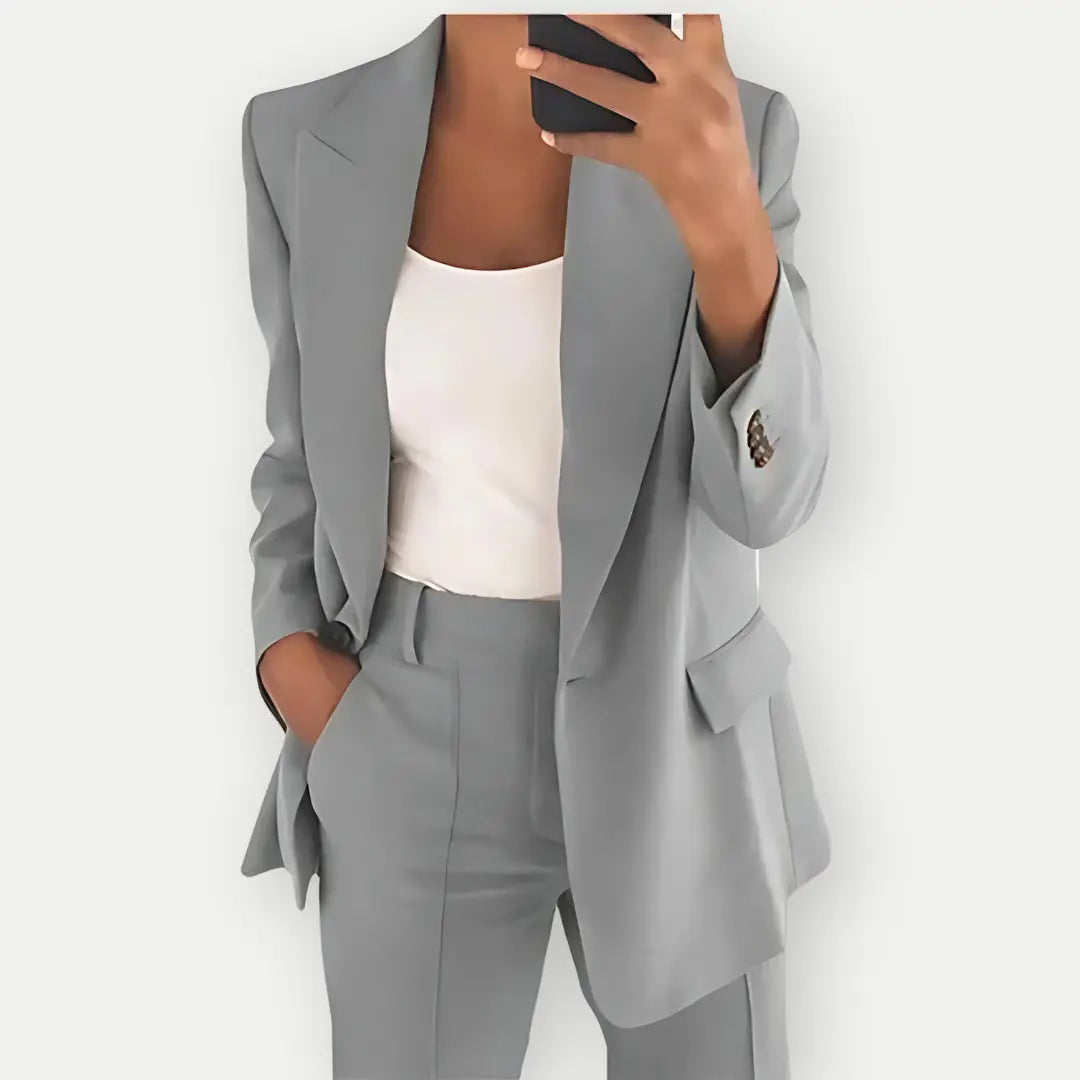 Tailleur Femme | Ensemble Blazer Et Pantalon | Parfait Pour Le Bureau Ou Les Occasions Formelles