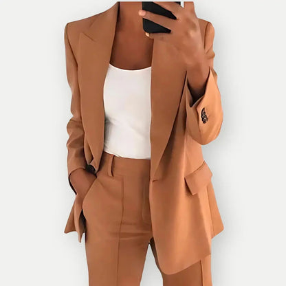 Tailleur Femme | Ensemble Blazer Et Pantalon | Parfait Pour Le Bureau Ou Les Occasions Formelles