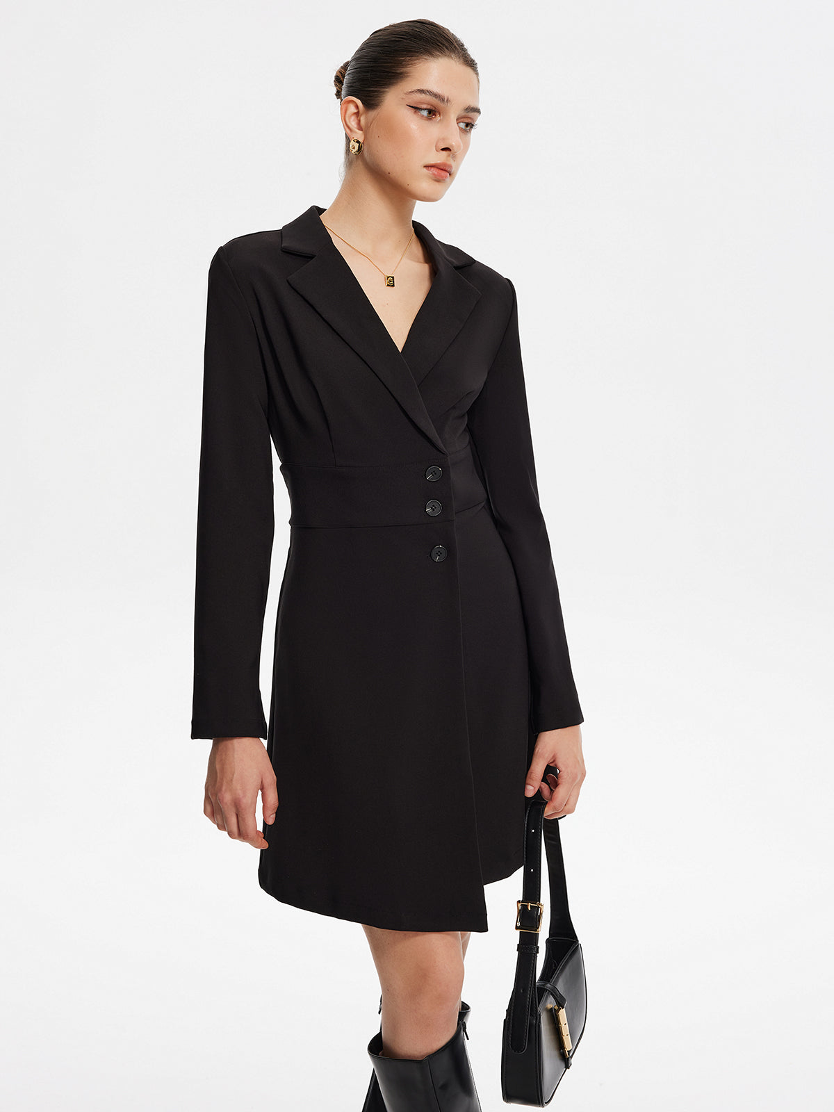 Robe Blazer Femme | Élégante et Structurée | Look Professionnel Et Chic | Idéale Pour Les Soirées Ou Dîners
