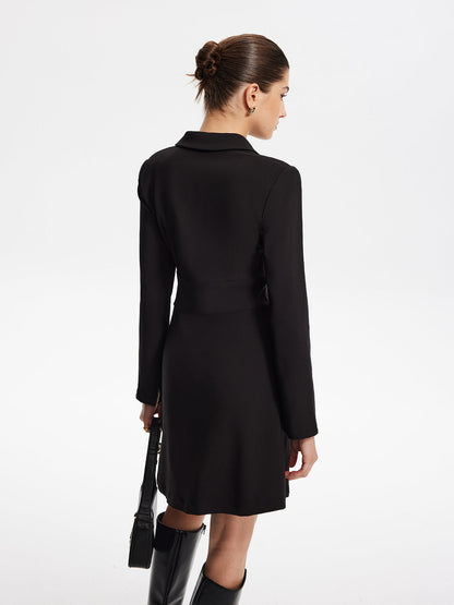 Robe Blazer Femme | Élégante et Structurée | Look Professionnel Et Chic | Idéale Pour Les Soirées Ou Dîners