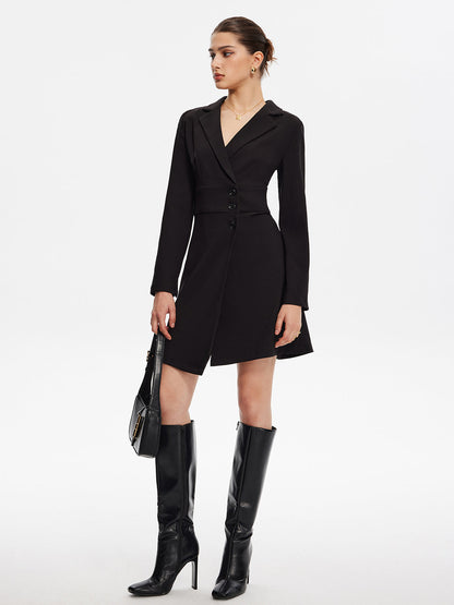Robe Blazer Femme | Élégante et Structurée | Look Professionnel Et Chic | Idéale Pour Les Soirées Ou Dîners