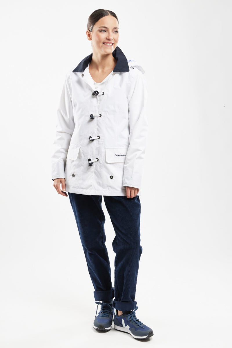 Veste Femme | Polyester | Déperlante Avec Capuche | Idéale Pour Les Jours De Pluie En Ville