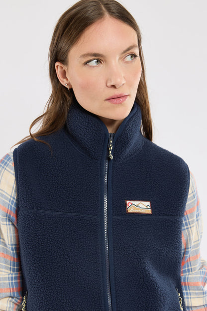 Gilet Sans Manches Femme | Polaire Recyclée | Léger Et Chaud | Parfait Pour Les Sorties En Plein Air