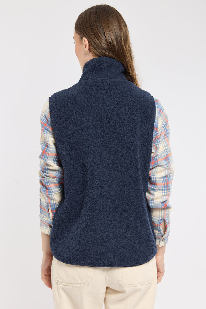 Gilet Sans Manches Femme | Polaire Recyclée | Léger Et Chaud | Parfait Pour Les Sorties En Plein Air