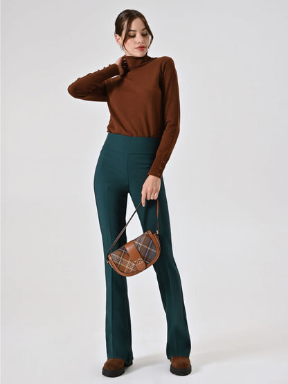 Pantalon Evasé Structuré