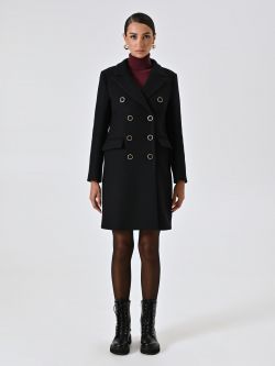 Manteau Boutons Dorés