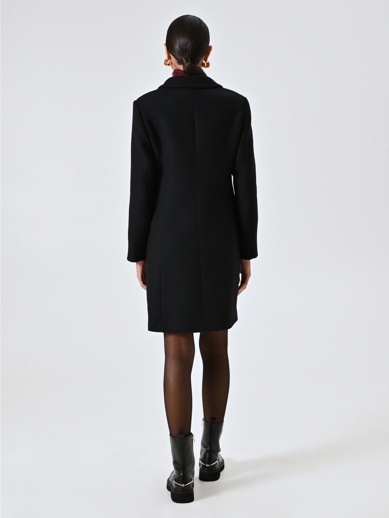 Manteau Boutons Dorés