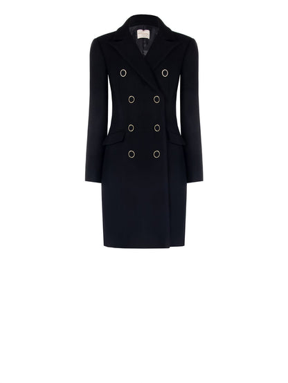 Manteau Boutons Dorés