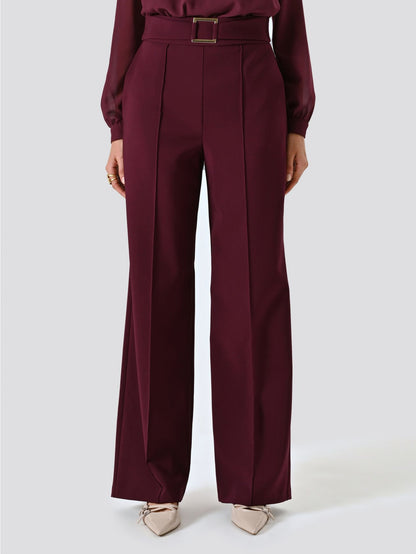 Pantalon Ceinturé Elégant
