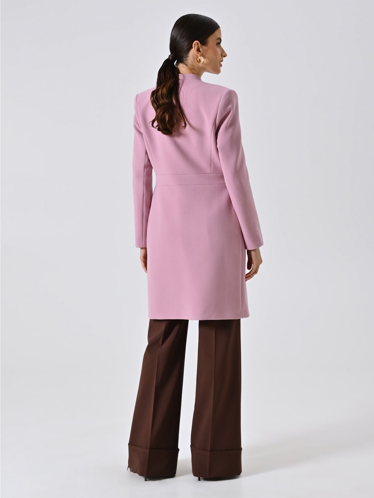 Manteau Ceinturé Structuré