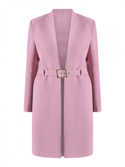Manteau Ceinturé Structuré