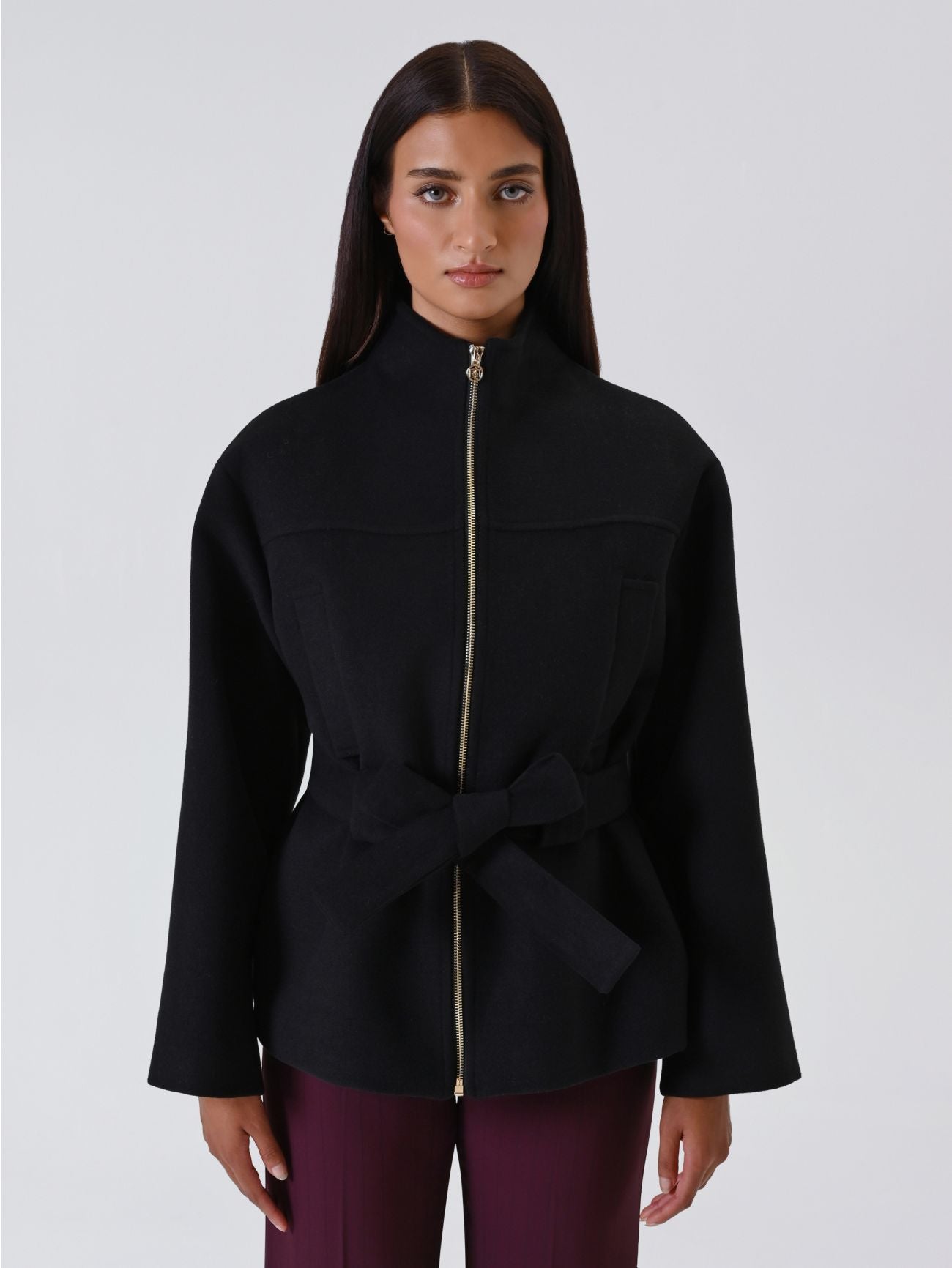 Manteau Zippé Ceinturé