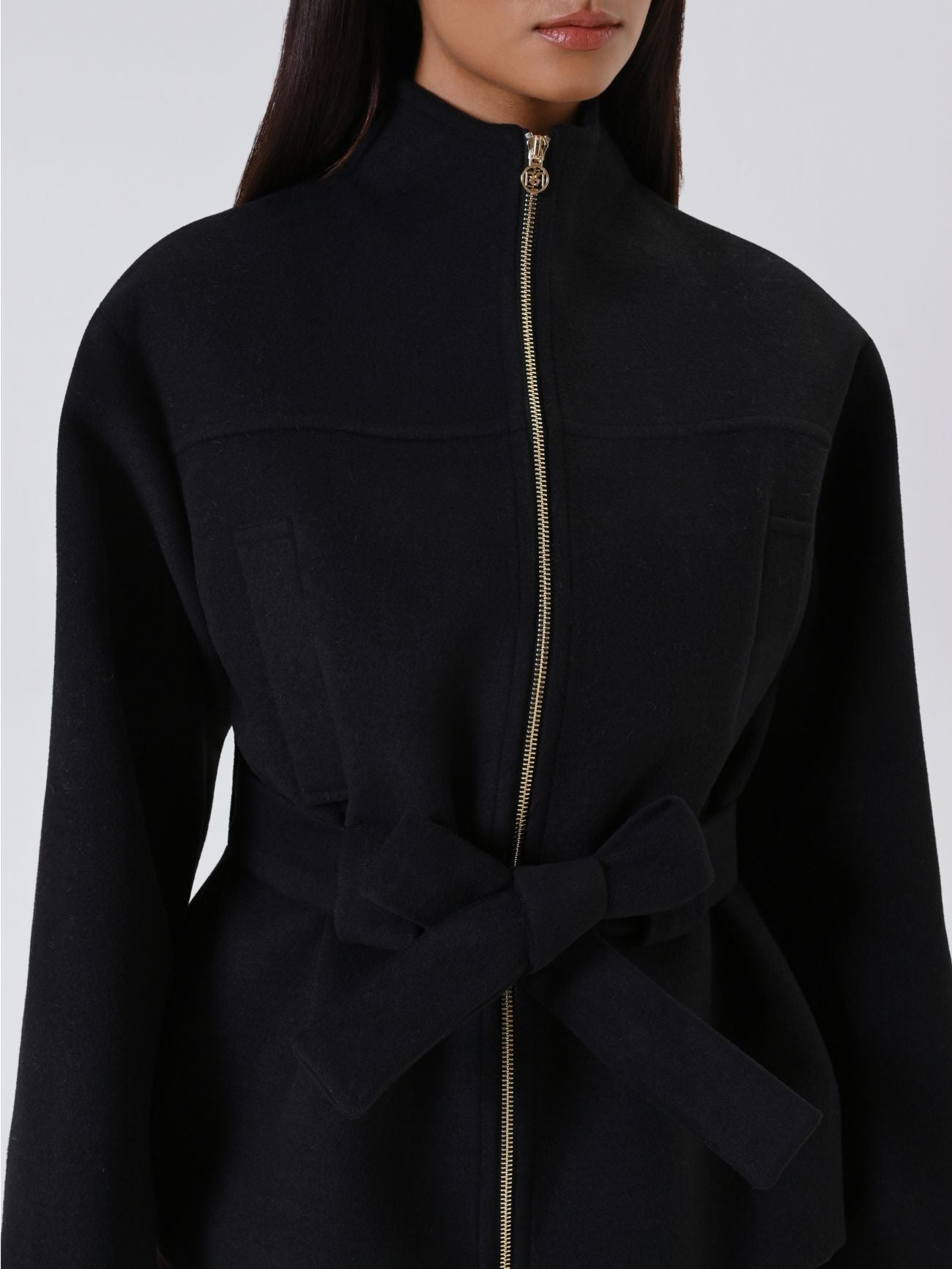 Manteau Zippé Ceinturé