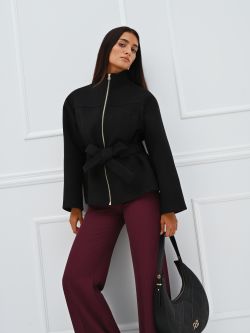 Manteau Zippé Ceinturé