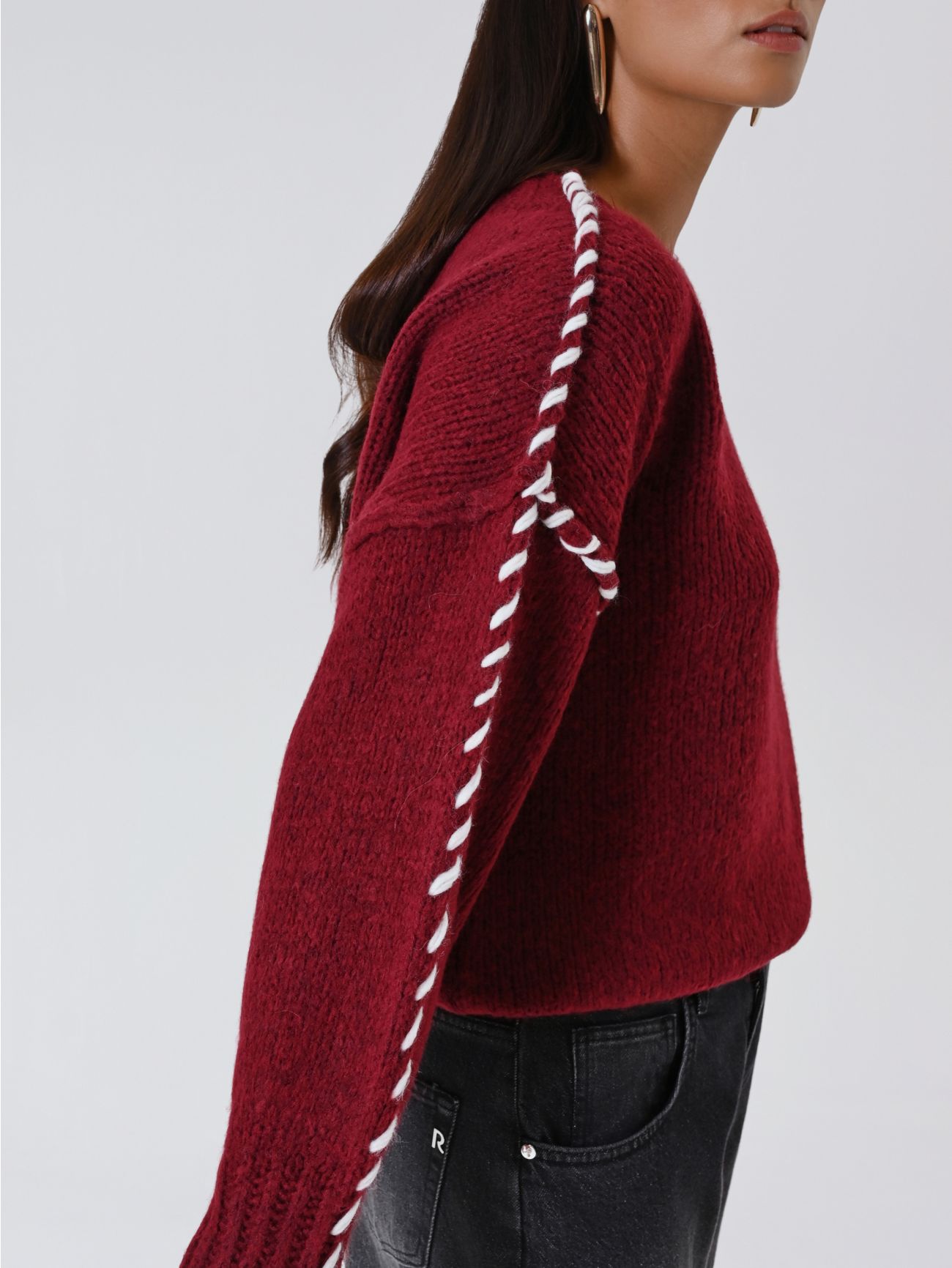 Pull Détails Torsadés