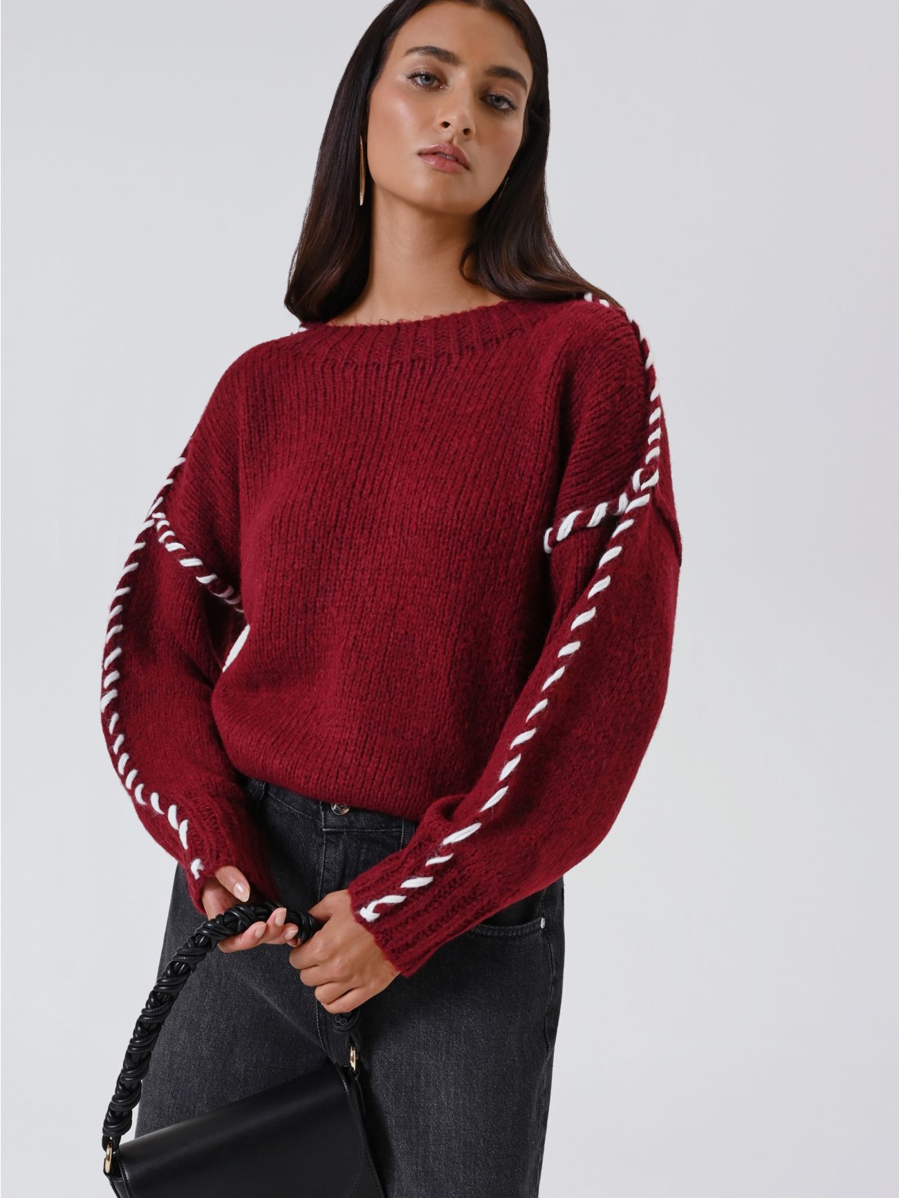 Pull Détails Torsadés