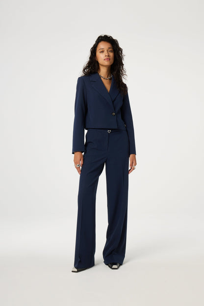 Blazer Femme Court | Coupe Cropped Moderne | Stretch Confortable | Idéal Pour Un Look Élégant Et Tendance