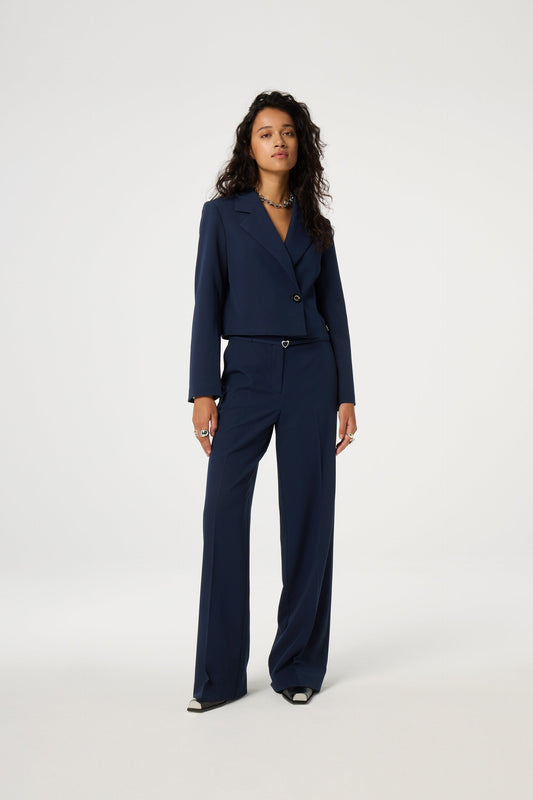 Blazer Femme Court | Coupe Cropped Moderne | Stretch Confortable | Idéal Pour Un Look Élégant Et Tendance