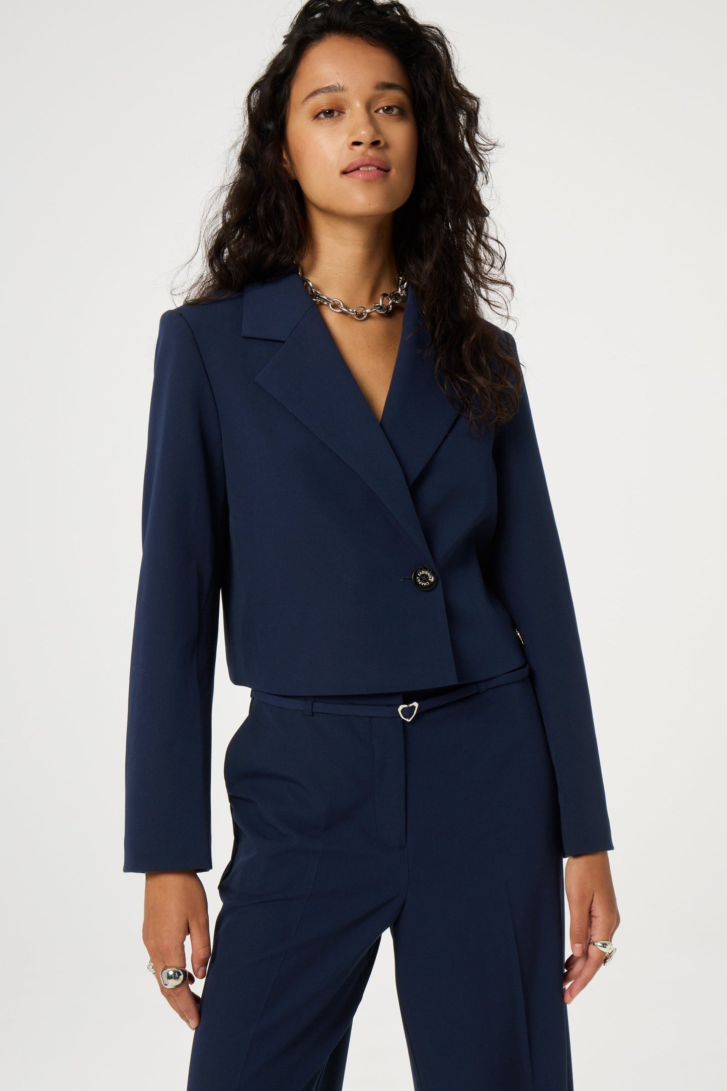 Blazer Femme Court | Coupe Cropped Moderne | Stretch Confortable | Idéal Pour Un Look Élégant Et Tendance
