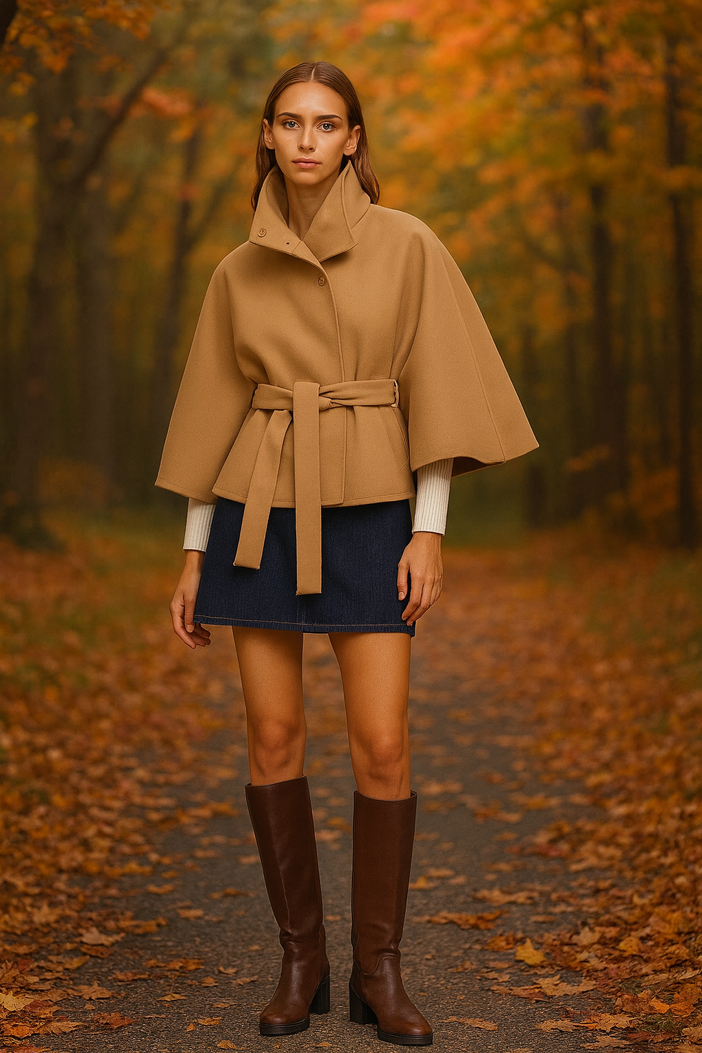 Cape Femme | Blazer Oversize | Parfaite pour Mi-saison, Look Élégant ou Minimaliste