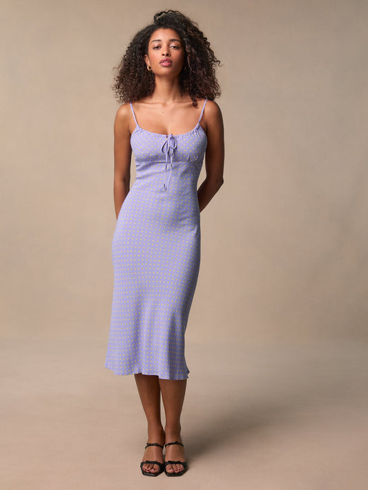 Robe Côtelée À Bretelles | Douce & Ajustée | Été & Détente En Ville