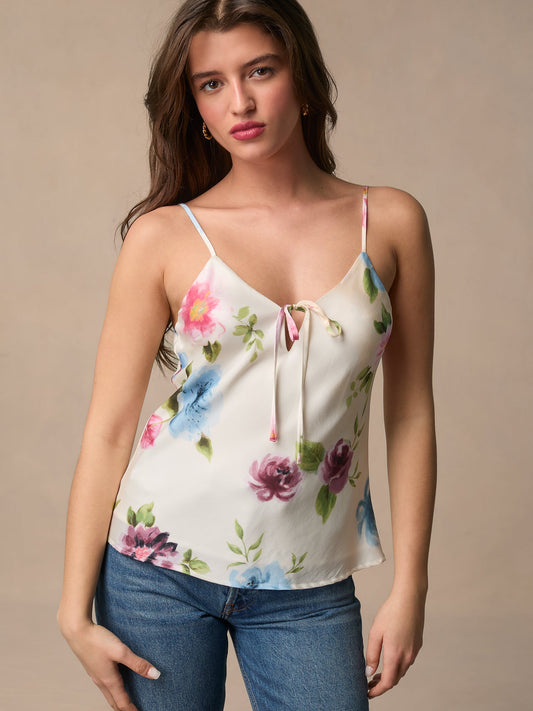 Caraco Fleuri | Léger Et Féminin | Élégant Et Romantique | Idéal Pour Les Soirées Et Journées D’Été