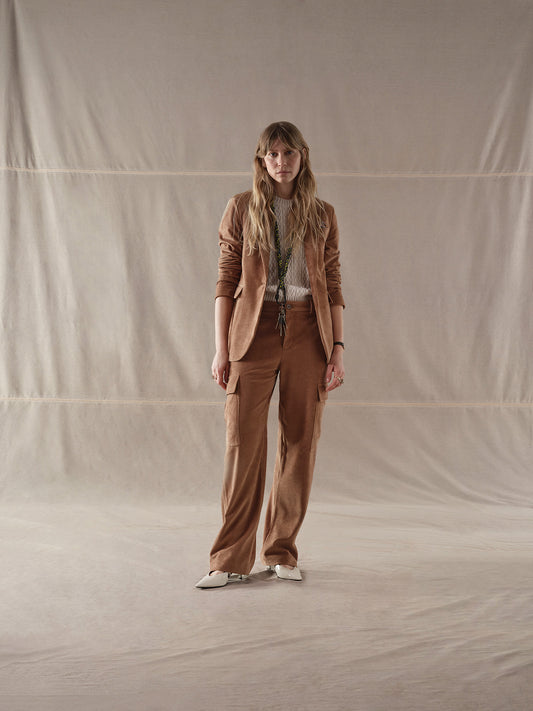 Blazer Femme | Coton et Polyester | Élégant et Confortable pour le Quotidien