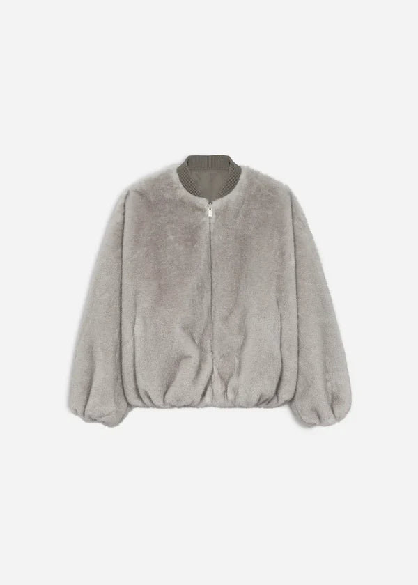 Veste Effet Fourrure Minimaliste