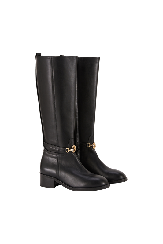 Bottes Cavalières en Cuir