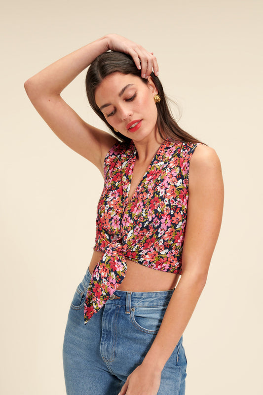 Top Imprimé Fleuri | Coloré & Léger | Été & Week-ends Décontractés