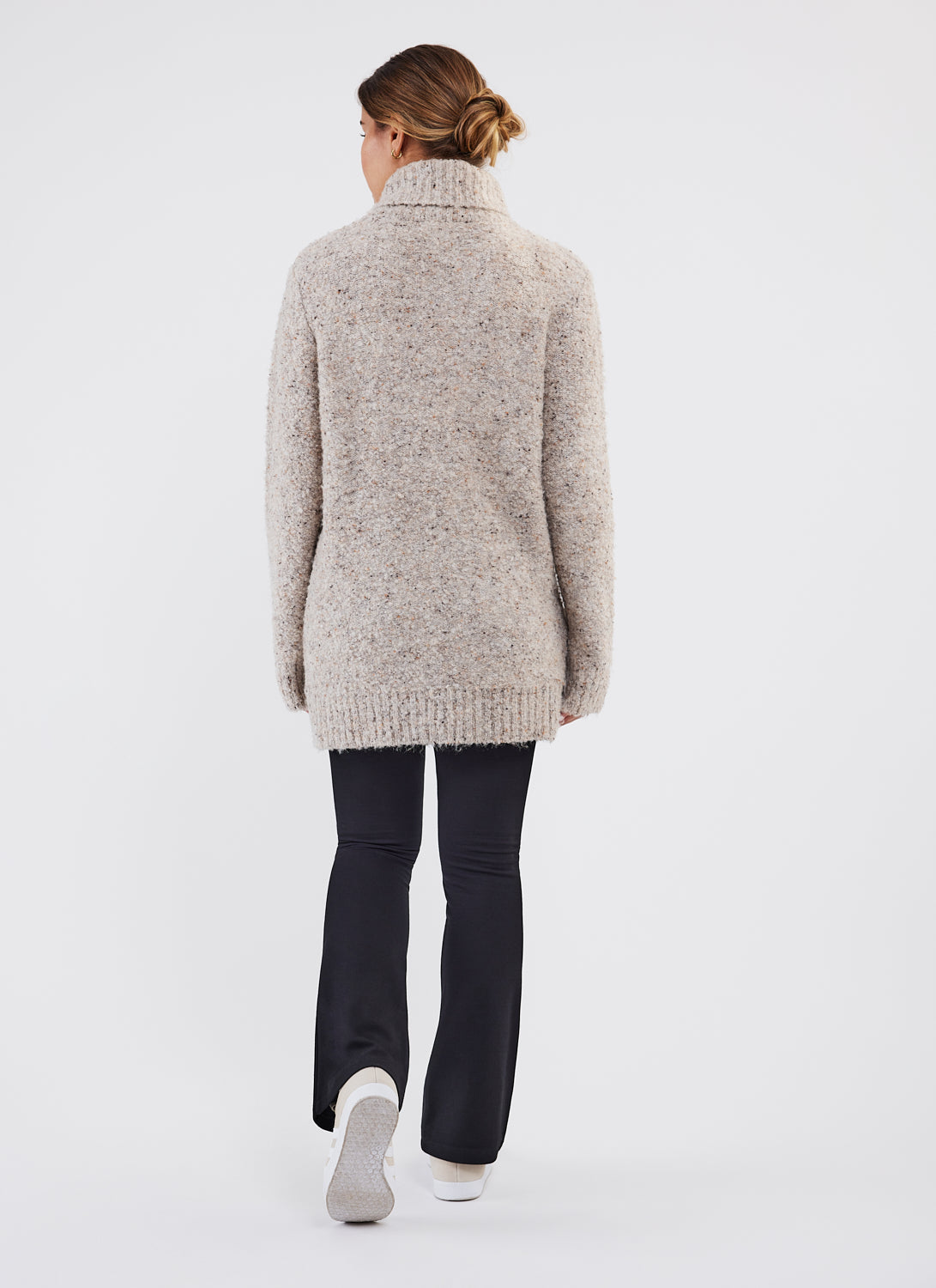 Pull Long à Col Montant