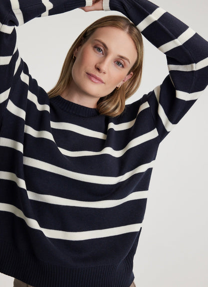 Pull Rayé Décontracté