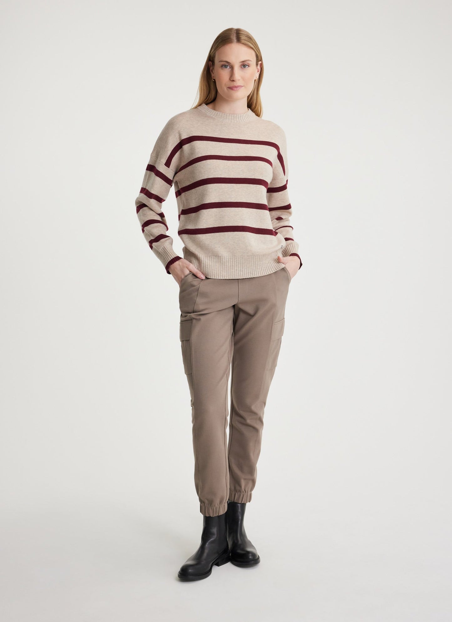 Pull Rayé Décontracté