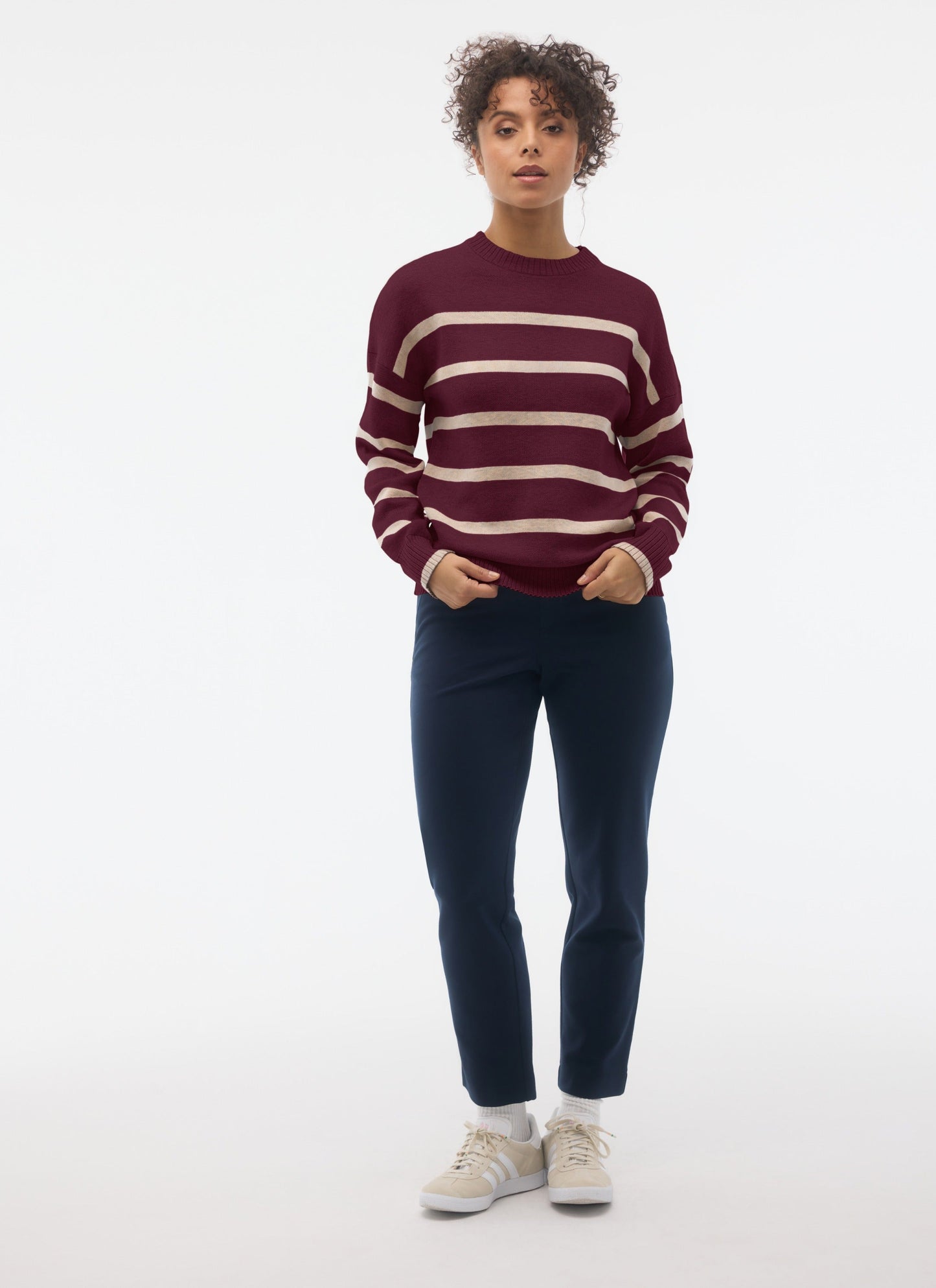 Pull Rayé Décontracté