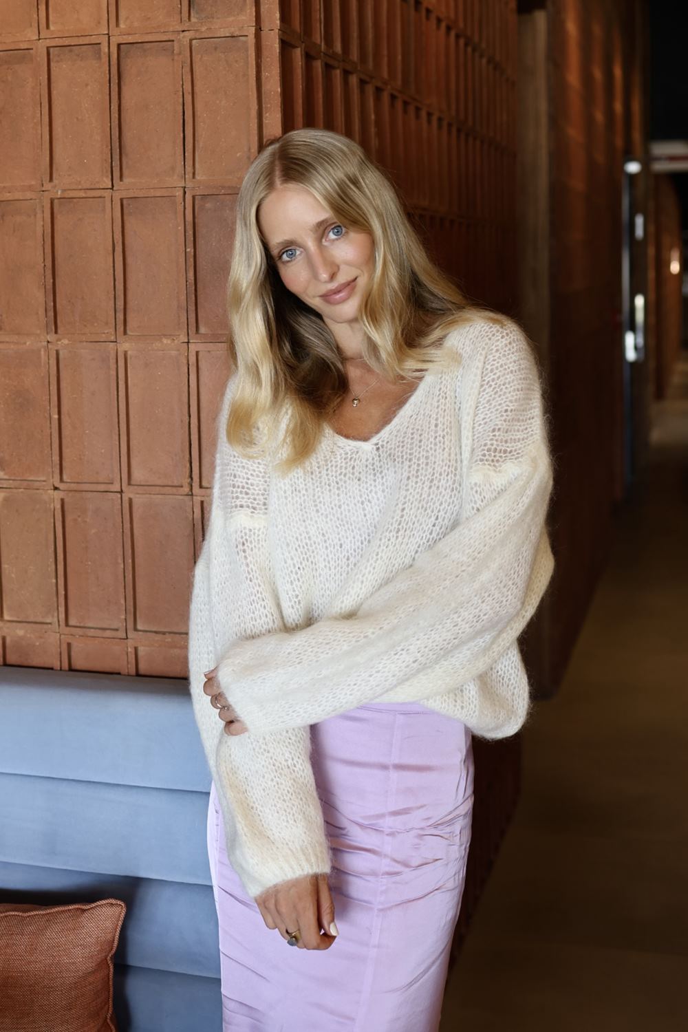 Pull Femme | Fil De Mohair Doux Et Aérien | Chaud Et Élégant Pour L’Hiver