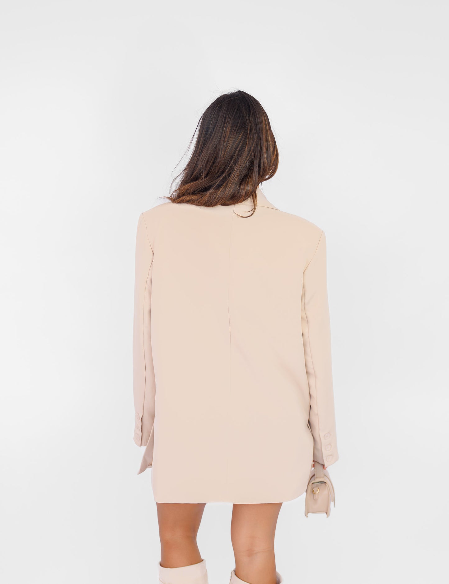 Blazer Long Femme | Coupe Croisée | Chic Et Confortable | Parfait Pour Un Look Féminin Et Structuré