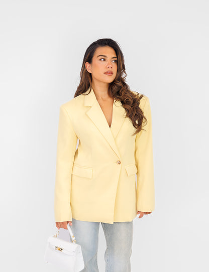 Veste Femme Tailleur | Coupe Longue | Élégante Et Structurée | Idéale Pour Le Bureau Ou Sortie En Ville