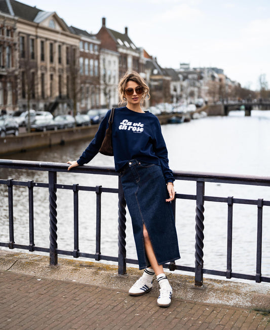 Sweatshirt Femme | Coton | Message Positif | Look Casual Romantique