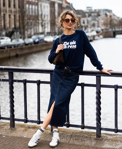 Sweatshirt Femme | Coton | Message Positif | Look Casual Romantique