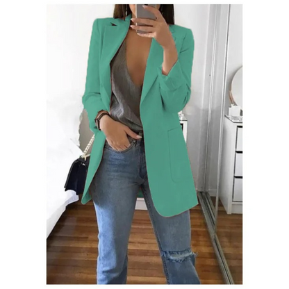 Blazer Femme | Léger Et Structuré | Tissu Respirant Et Moderne Pour Tenue Chic Décontractée