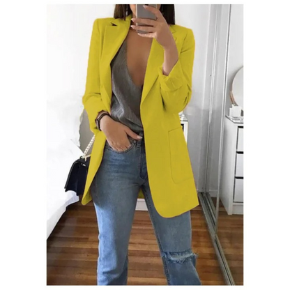 Blazer Femme | Léger Et Structuré | Tissu Respirant Et Moderne Pour Tenue Chic Décontractée