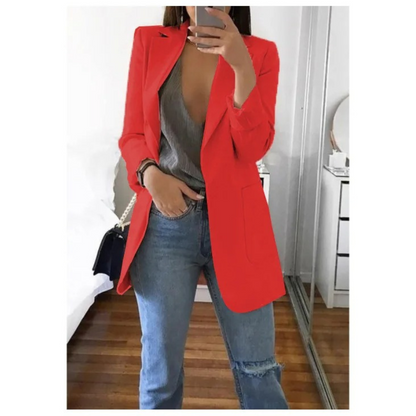 Blazer Femme | Léger Et Structuré | Tissu Respirant Et Moderne Pour Tenue Chic Décontractée